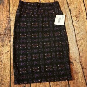 Lularoe Cassie Printed Pencil Skirt XS